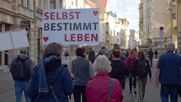 Montagsdemo am 30.5.2022